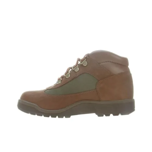 Timberland Field Boots противоскользящие ботинки для детей длина щиколотки коричневые для подростков