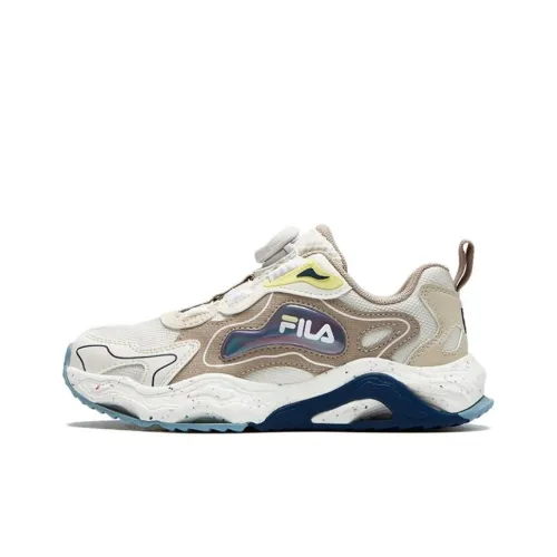 FILA KIDS Противоскользящие устойчивые к истиранию низкие детские кроссовки для тренировок Lily White для подростков