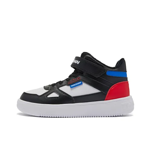 QIAODAN Противоскользящий Износостойкий Легкий Низкий Топ Детские Скейтбординги Jordan Белый Черный Подростки