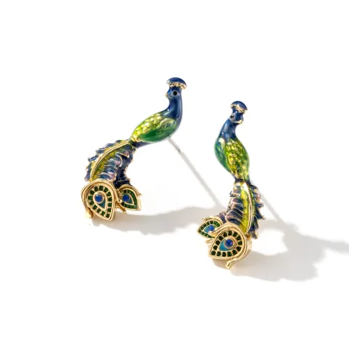 CHARFEN CHIC Серьги-гвоздики из меди и сплава женские