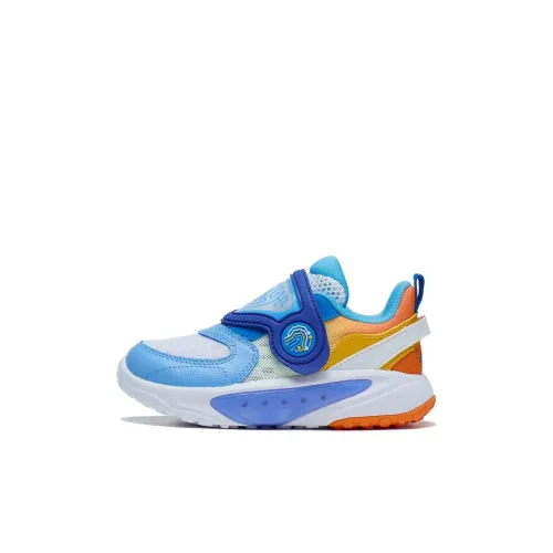 LINING YOUNG Низкий Топ Kids Lifestyle Shoes Синий Оранжевый Детский