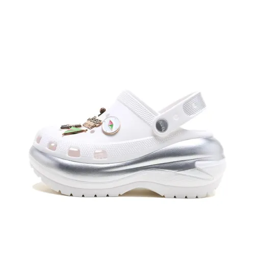 JEEP Сабо Женские Белые Серебряные