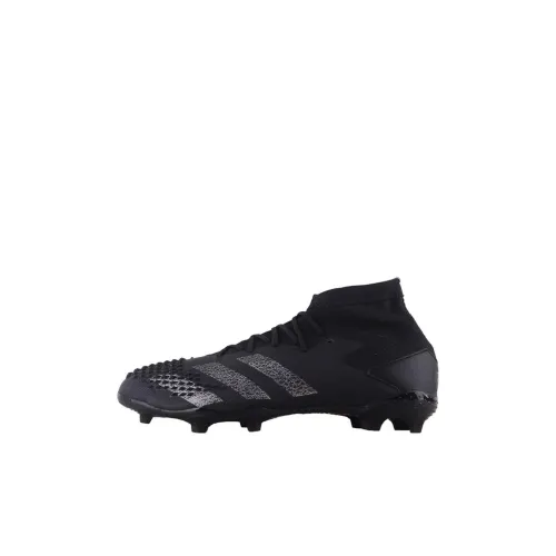 Adidas Mutator Slip Resistant Shock Absorbers MID Топ Детские футбольные бутсы Черный Детский