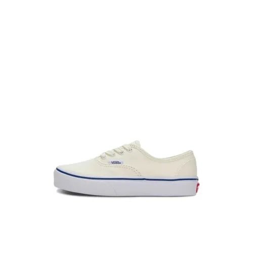 Vans Аутентичный Детский Скейтбординг Низкий Топ Белый Для Детей дошкольного возраста