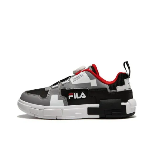 FILA KIDS Шорты Водонепроницаемые Низкие Топы Детские Скейтбординг Черные Серые