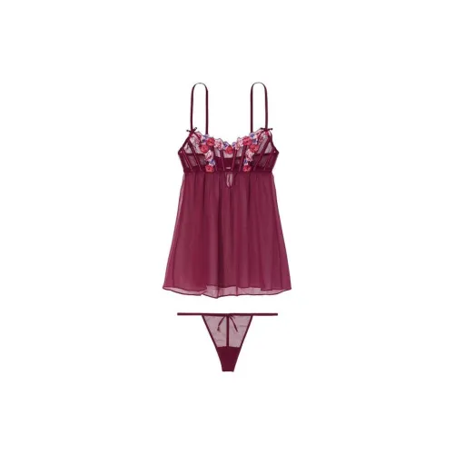 Victoria's Secret Pajama Комплект Женский Бордовый