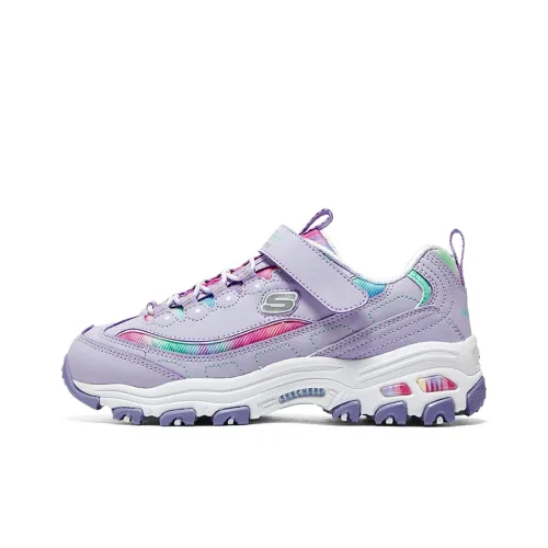SKECHERS GIRLS Детская повседневная обувь Низкий топ Лаванда/Многоцветный Школьный возраст