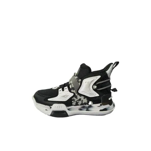 PEAK Tai Ji1,0 Противоскользящий Устойчивый к истиранию Низкий Топ Детские Баскетбольные Кроссовки Черные Детские