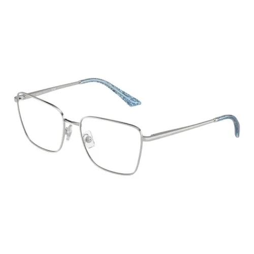 Jimmy Choo Металл Нерегулярная форма Оправы для очков Женские Серебряные