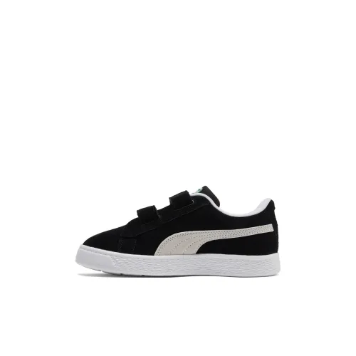 PUMA Suede Classic Детские Скейтбординги Низкий Топ Черный/Белый Kids