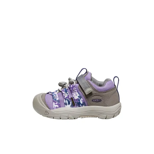 KEEN Newport H2 SHO Slip Resistant Anti KICK Поддержка Низкий Топ Детская Туристическая Обувь Фиолетовый Children Возраст 3-7 лет