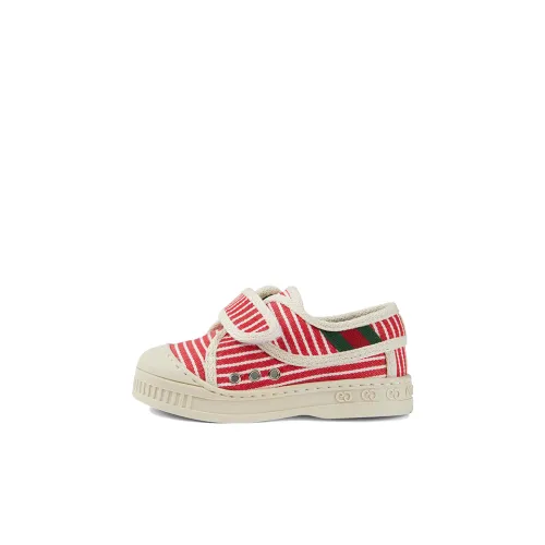 GUCCI Tennis 1977 Низкие Топы Обувь для малышей Розовые Белые Infant и Toddler