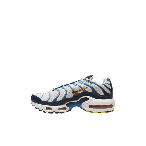 Nike Air Max Plus Abrasion Resistant Низкий Топ Детские Лайфстайл Обувь Синий Серый Детский