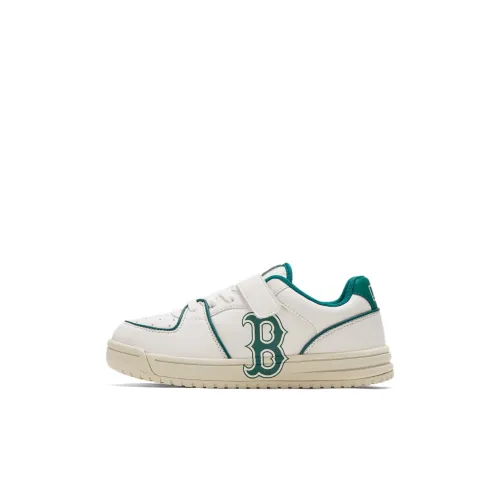 MLB Chunky Liner Slip-Resistant Abrasion-Resistant Low Top Kids Lifestyle Shoes Green Kids MLB Chunky Liner Slip-Resistant Abrasion-Resistant Низкий Топ Детские Лайфстайл Обувь Зеленый Детский