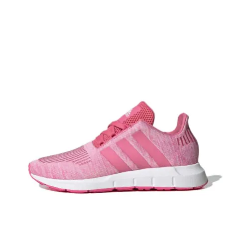 Adidas Swift Run Детская беговая обувь Низкий топ Розовый Школьный возраст