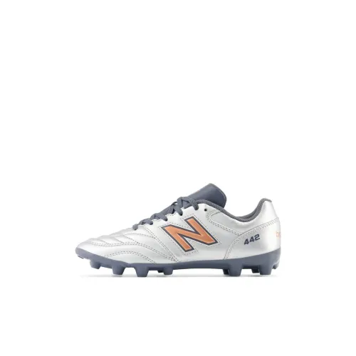 New Balance 442 V2 Pro ACADEMY HG JNR SV2 Легкий Низкий Топ Детская Футбольная Обувь Серебряный Детский