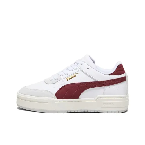PUMA Ca Pro Детские Скейтбординги Низкий Топ Белый Школьный возраст