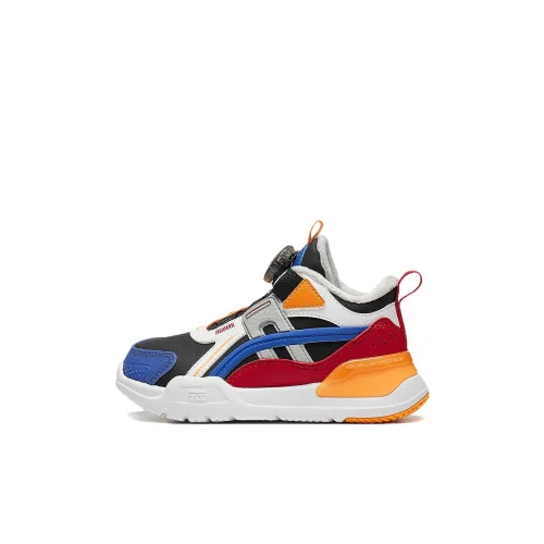 LINING YOUNG Shield Slip-resistant Abrasion-resistant Kids Lifestyle Shoes Blue White Kids LINING YOUNG Shield Slip-resistant Abrasion-resistant Детские повседневные туфли Синий Белый Детский