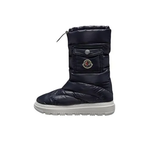 Moncler Детские ботинки Ночной синий для малышей