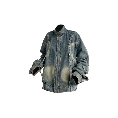 THE AIER Деним Куртка Унисекс Синий