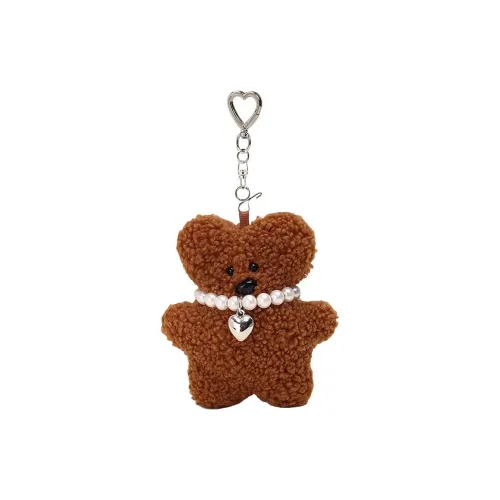 X3COMMUNE Очаровательное Жемчужное Ожерелье Медведь Кукла Плюшевая Подвеска 11 см Рекомендуемая Высота