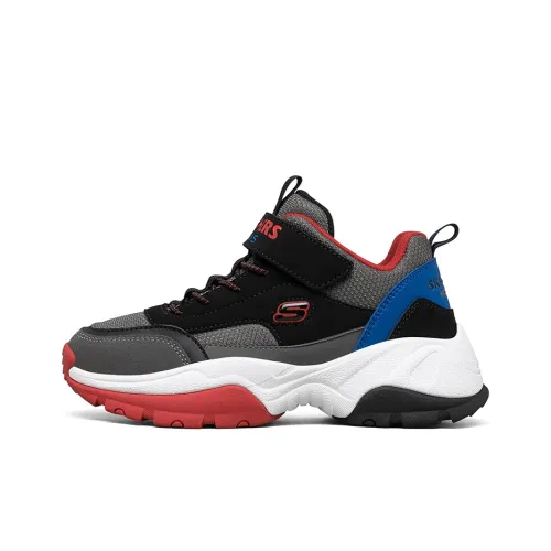 Skechers Kids' Кэжуал MID Топ Черный Школьный возраст