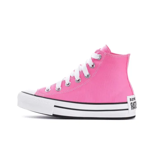 Converse Chuck Taylor All Star Детские кеды High Топ Розовый/Белый/Черный Школьный возраст