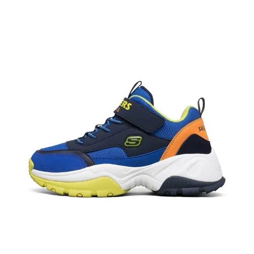 Skechers Kids Casual Low Top Blue School Age