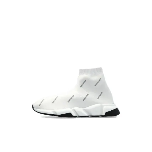 Balenciaga Speed Дышащие Детские Лифтшуз Белые