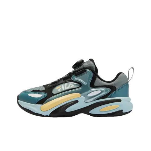 FILA KIDS FILA Кит Противоскользящий Устойчивый к истиранию Низкий Топ Детская Беговая Обувь Зеленый Подростки