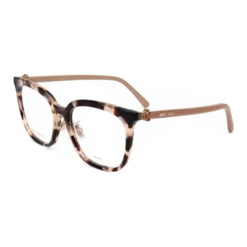 Jimmy Choo Ацетат Нерегулярная форма Оправы для очков Унисекс Черепаховый
