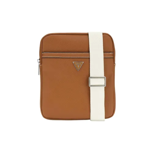 GUESS Crossbody Bag Brown Men's
