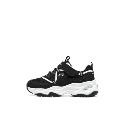 SKECHERS GIRLS Детская повседневная обувь Низкий топ Черный/Белый Kids