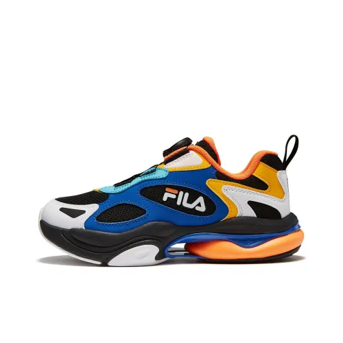 FILA KIDS POP ART I3 Низкий Топ Retro Running Обувь Черный Морской Синий Подростки