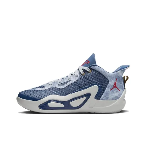 JORDAN Tatum 1 Детские баскетбольные кроссовки Low Топ Синий Унисекс