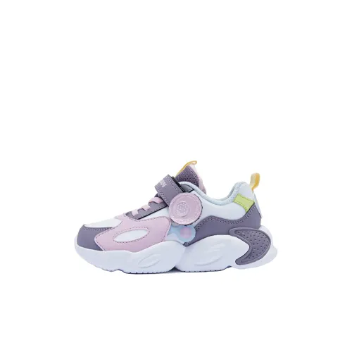 QIAODAN Противоскользящий устойчивый к истиранию детский Jordan белый дымчатый фиолетовый для детей 3-7 лет