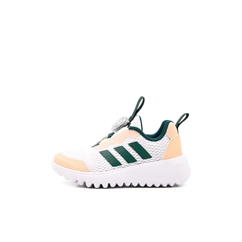 Adidas ActiveFlex BOA 3,0 Детские беговые кроссовки Низкий топ Бежевый Белый Зеленый Kids