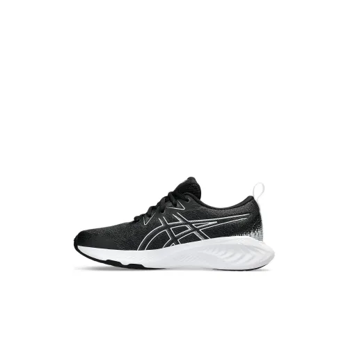 Asics Гель CUMULUS 25 Амортизация Устойчивость к истиранию Легкий Отскок Низкий Верх Детская беговая обувь Черный Детский