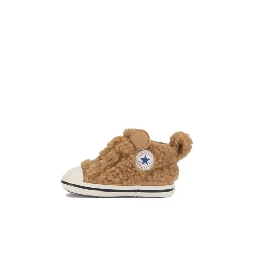 Конверс All Star N Animals V 1 MID Топ Обувь для малышей Коричневый Версия для Японии Infant And Toddler