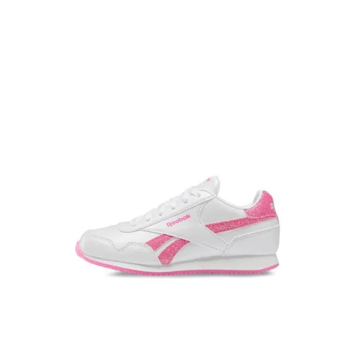 Reebok Royal Classic Детская беговая обувь Низкий топ Белый Розовый Kids