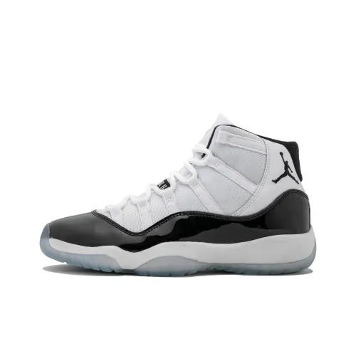 Jordan Air Jordan 11 Детские баскетбольные кроссовки Высокий топ Унисекс