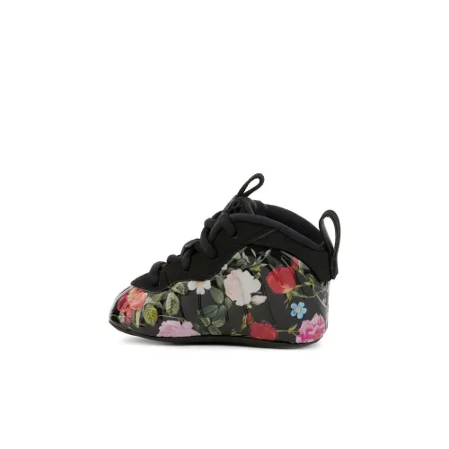 nike Foamposite One Slip-resistant Abrasion-resistant MID Топ Обувь для малышей Черный Infant и Toddler
