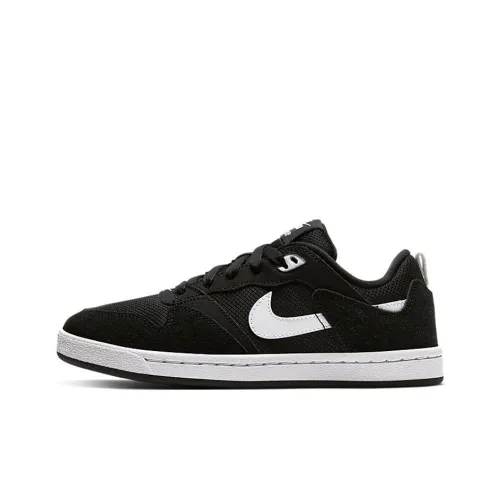 Nike SB Alleyoop Low Топ Детские Скейтбординги Черный Белый