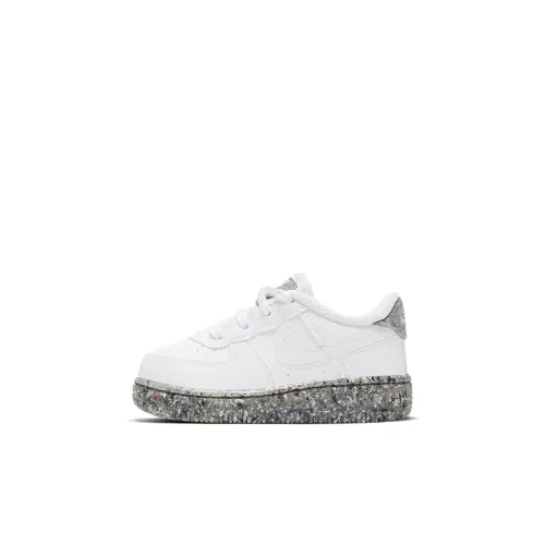 Nike Air Force 1 Low Топ Обувь для малышей Бело-серый Infant и Toddler