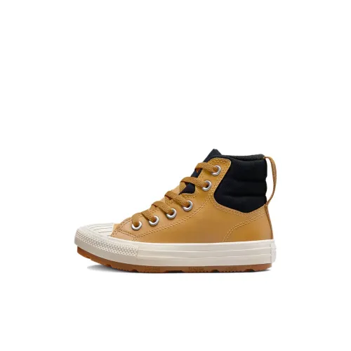Converse Chuck Taylor All Star Berkshire Boot High Топ KIDS Кеды Коричнево-желтый для детей 3-7 лет
