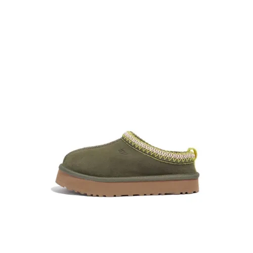 UGG Термические детские домашние тапочки зеленые для малышей