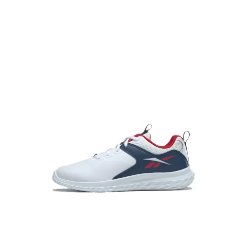 Reebok Rush Runner 4 Low Топ Детская беговая обувь Белый Синий Малыш