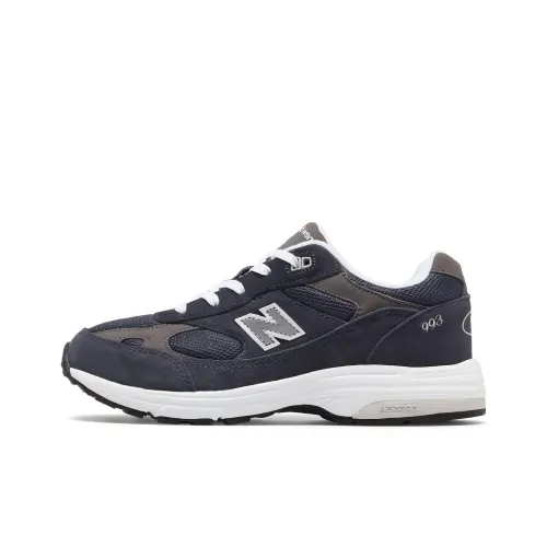 New Balance NB 993 Амортизация Низкий Топ Беговые Кроссовки Темно-Синий Подростки