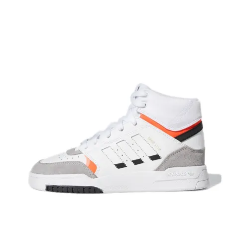 Adidas Originals Drop Step J High Топ Детские Скейтбординги Белый Серый Подростки