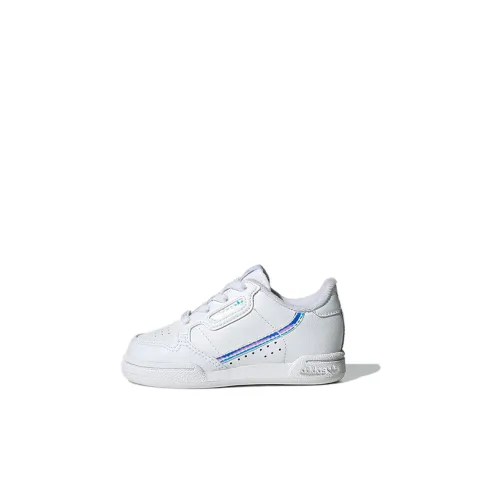Adidas Originals Continental 80 El I Low Топ Обувь для малышей Pearl White Infant And Toddler